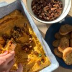 whipped feta and pumpkin dip